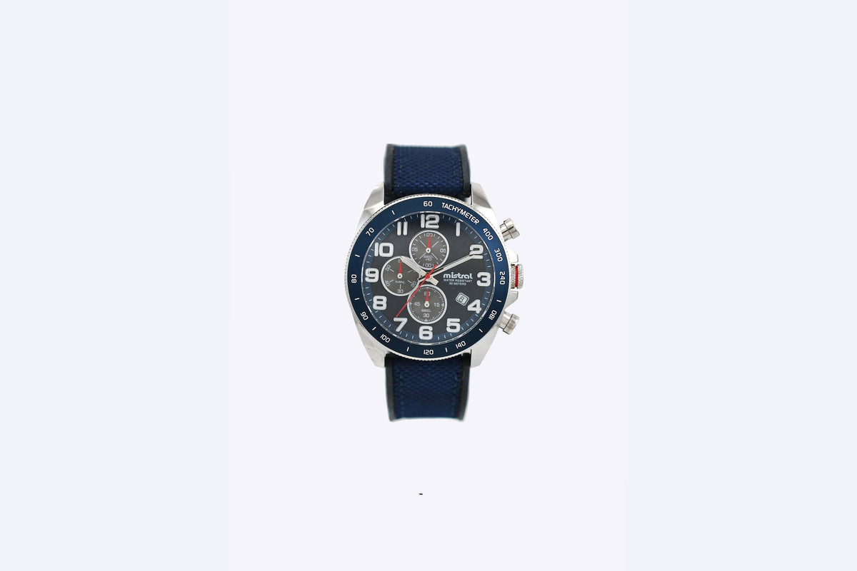 Blue mens watch on sale
