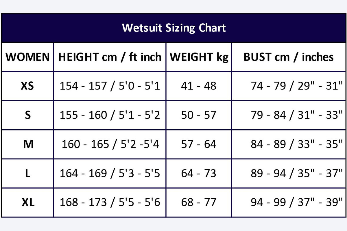 H and m size guide womens discount