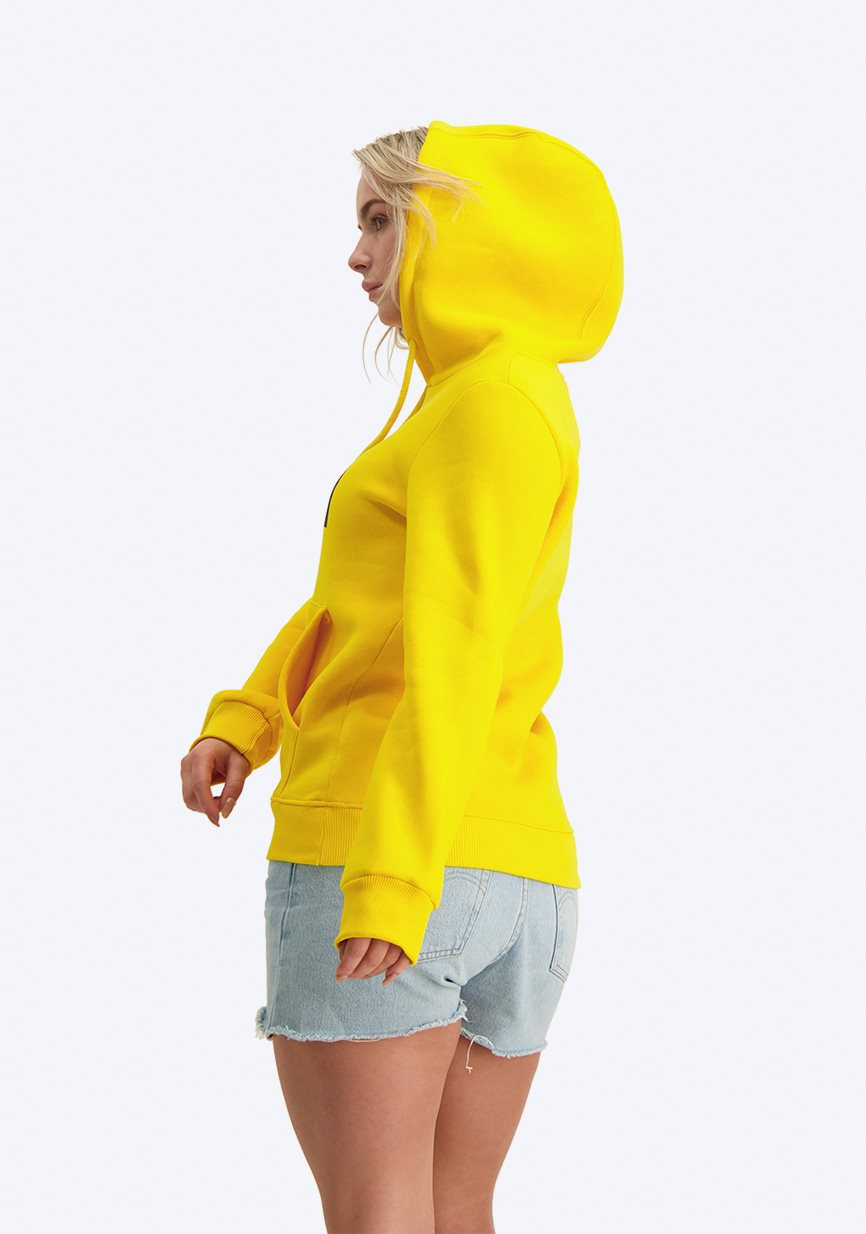 Soft yellow hoodie discount