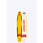 Mistral Rescue Board – 10'6 Softtop SUP Hardboard Softtop Gelb rote Vorder und Rückseite