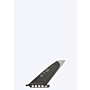 Mistral SUP FIN SILVER TIP 8" SUPER LIGHT CARBON - WEED FREE RACE / TOURING SUP Accessoires Black Front 