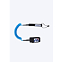 Mistral 8' Coiled knee leash  SUP Accessoires Windsurf accessoires  black blue front