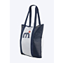 Mistral Water Proof Beach Bag - Blue / White bags waterproof blue white side front