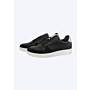 Mistral Lugano Primo Leather Sneakers shoes hand made leather sneakers black grey side