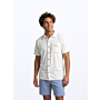 Bodhi Towel Shirt - Crispy White