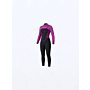 Breeze 76 - 2.5mm Kids Wetsuit - Black/Pink
