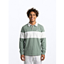 Duke Polo Sweater - Sage Green