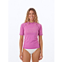 Ocean Rash Guard Ladies - Short Sleeve Outline