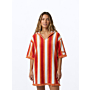 Ocean Towel Dress Stripe - Golden Amber