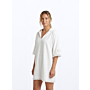 Ocean Towel Dress - Crispy White