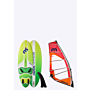 Mistral  QUIKSLIDE 120L + ZONDA 5.4M windsurfboard zonda sail 120 ltier 5,4 meter green red orange complete set 