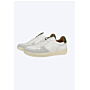 Mistral Lugano Coda shoes hand made leather sneakers white green side