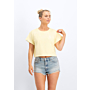 Valbonne - Cropped Tee - Double Cream