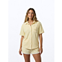 Victoria Terry Towel Shorts - Butter Yellow