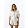 Victoria Terry Towel Shorts - Crispy White