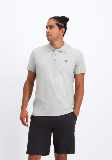 Grimaud - Polo (Men) - Grey Marl