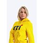 Mistral  Mistral Sorrento Classic Soft Touch Hoody - Yellow hoodies men and women black red logo yellow side front
