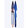 Mistral Vortex SD2 14' X 20,5" ultimate carbon - SUP race SUP Hardboard Blau rote Vorder und Rückseite