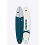Mistral Bahia 9'0 Soft Top malibu surfboard softboard surf board blue orange front and back