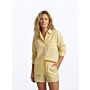 Melanie Linen Shirt - Butter Yellow