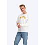 Mistral Ravello Crewneck Sweatshirt - White Orange sweatshirts unisex men and women white yellow logo front