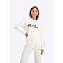 Mistral Alicante Unisex Hoody – Weiße Kapuzenpullover für Männer und Frauen weiße Vorderseite