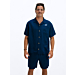 Cruz Linen Shirt - Navy Blue