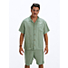Cruz Linen Shorts - Sage Green