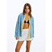 Melanie Linen Shorts - Crispy White