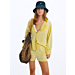 Melanie Linen Shirt - Butter Yellow