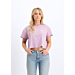 Valbonne - Cropped Tee - Lavender Mist