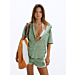 Victoria Terry Towel Shorts - Sage Green