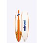 Mistral Neo 7'6 Mini Mal Surfboard hardboard orange wood white front and back