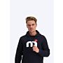 Mistral MISTRAL SORRENTO CLASSIC SOFT TOUCH HOODY - Navy hoodies men and women white red logo navy blue front hoody