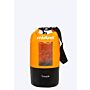 Mistral 10L DRY BAG ( PVC ) WITH TRANSPARENT WINDOW - ORANGE / BLACK SUP Accessoires Apparel bags 10 liter drybag Orange black Front