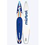 Mistral EMOTION 14'0 INFLATABLE - SUP / CRUISING / ENTRY RACE – COMPLETE SET Inflatable SUP board Blue orange front and back