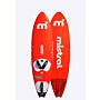 Mistral Wavecomp ( Custom ) 88L – Wave-Windsurfbrett Windsurfbrett 88 Liter rote Vorder und Rückseite
