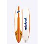 Mistral Neo 7'9 Mini Mal Surfboard hardboard orange wood white front and back