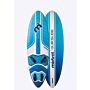 Mistral QUIKSLIDE 100L - FREERIDE WINDSURFING BOARD windsurfboard 100 liter blue front and back