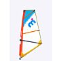 Mistral 3m Windsurfing Rig For Kids - Fits 8mm thread or mast track sail 3 meter blue red orange yellow white front