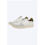 Mistral Lugano Coda Schuhe handgefertigte Ledersneaker weiß grün Seite