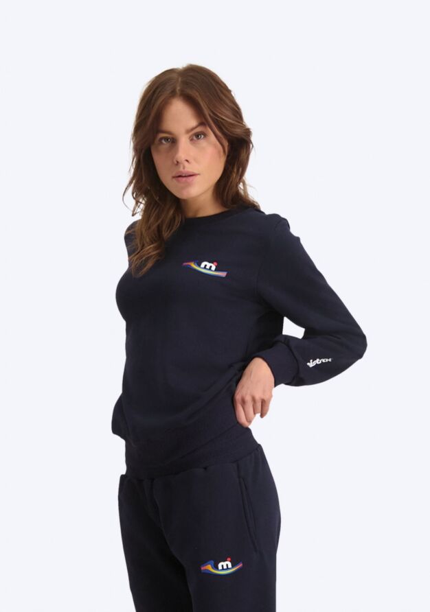 Mistral ALTEA UNISEX SWEATSHIRT - NAVY sweatshirts unisex men and women navy blue front