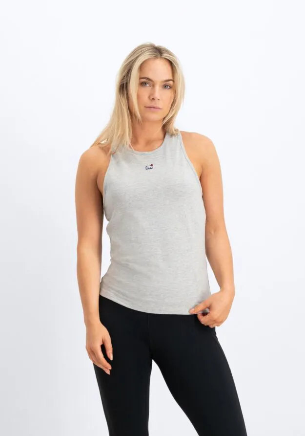 トップス Bijoux grey tanktop Henley Tank - Pearl Grey FlexRib® – JOAH BROWN®