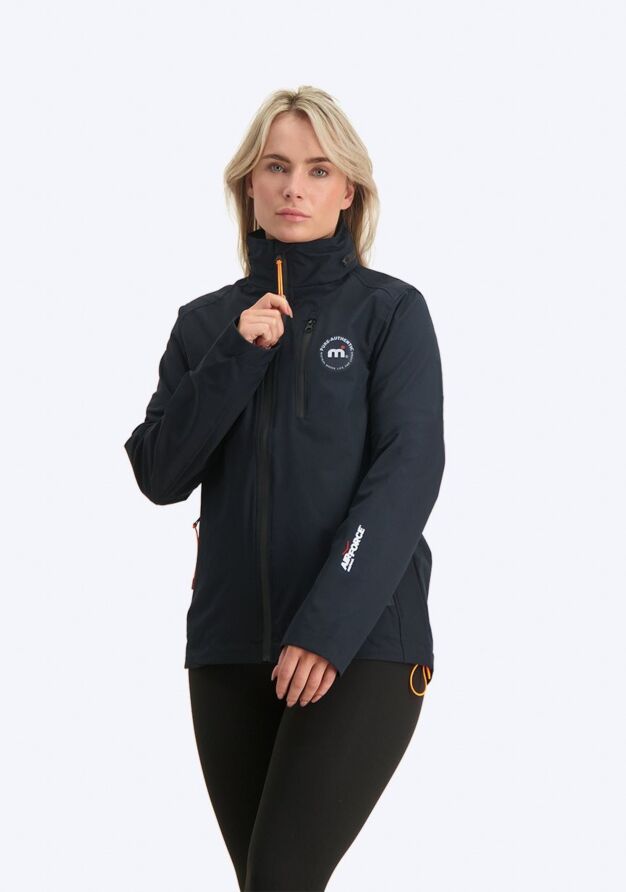 Mistral Tenerife Unisex 4-Season Jacket Navy Jackets 4 Season waterproof men and women navy blue orange front