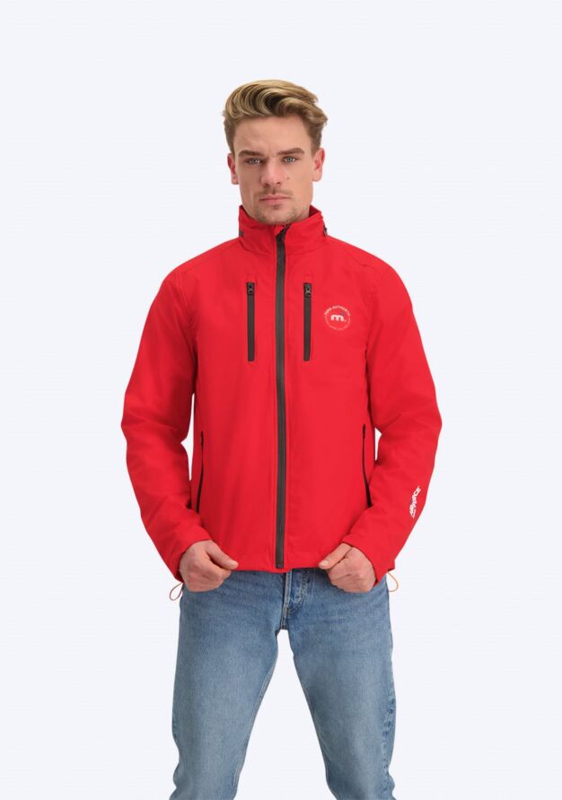Mistral TENERIFE UNISEX 4-SEASON JACKET BRIGHT RED Jackets 4 Season waterproof men and women red orange front