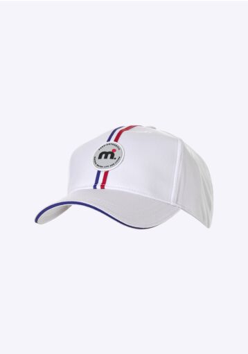 Mistral Coloured Stripe Casual Cap - White
