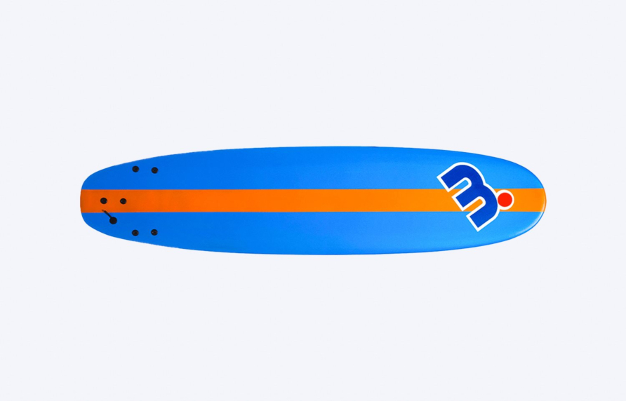Mistral  Biarritz 7’0 Soft Top mini mal surfboard softboard surf board blue orange front