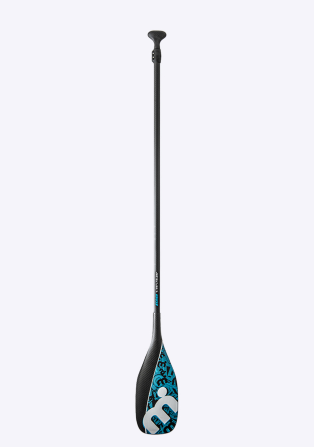 Mistral KEANU SUP PADDLE 2 PIECE / ADJUSTABLE / CARBON - RACE / TOURINGSUP Paddle 2 piece 2pce 2pc Black blue Front complete 