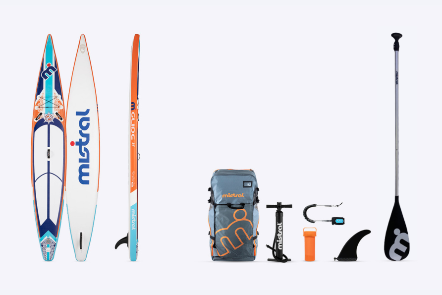 Stories M-Glide 14'0 - Inflatable Race & Tour SUP set | Mistral