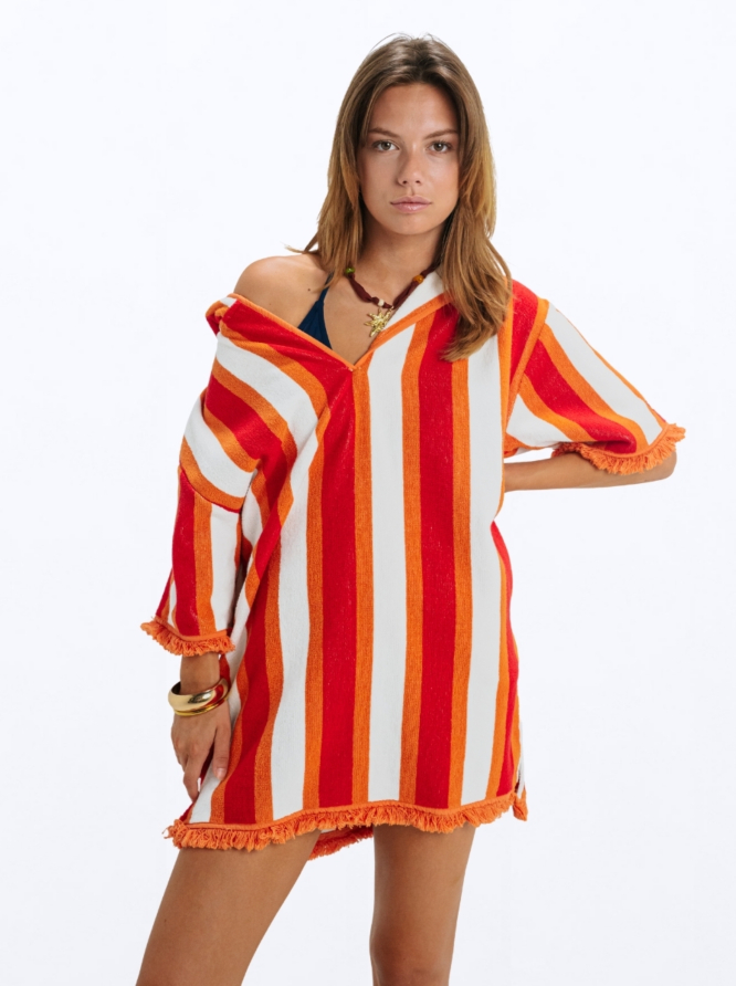 towel dress for beach Styling the Turkish Towel for the Beach KISA